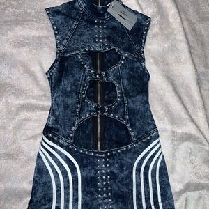 Stylish Denim Mini Dress